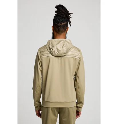 Анорак чоловічий Saucony Solstice Oysterpuff Hoody Olive 800351-CF