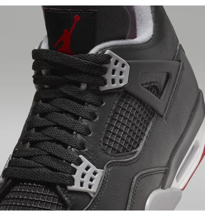 Кросівки чоловічі Air Jordan 4 Retro Bred Reimagined Black FV5029-006
