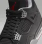 Кросівки чоловічі Air Jordan 4 Retro Bred Reimagined Black FV5029-006