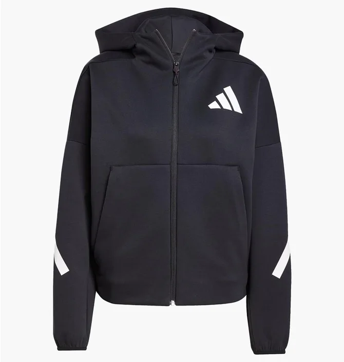 Толстовка женская Adidas Z.N.E. Full-Zip Black JC5392