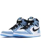 Кросівки чоловічі Air Jordan 1 High Black University Light Blue/White 555088-134