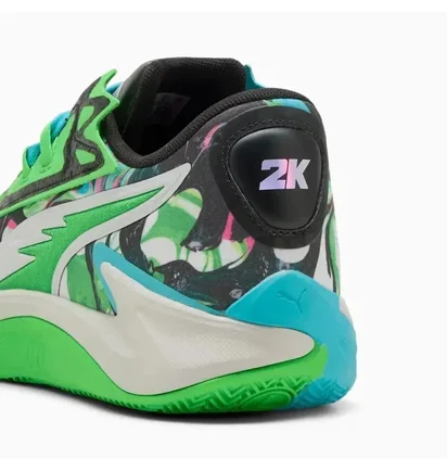 Кроссовки мужские Puma Scoot Zeros 2 Nba 2K Green/Pink 311349-01