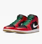 Кросівки чоловічі Air Jordan Retro 1 Mid Se Casual Shoes Red/Black Dq8417-006