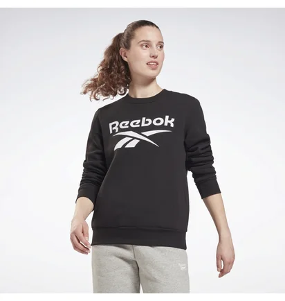 Світшот жіночий Reebok Identity Logo Fleece Crew Sweatshirt Black Gs9378