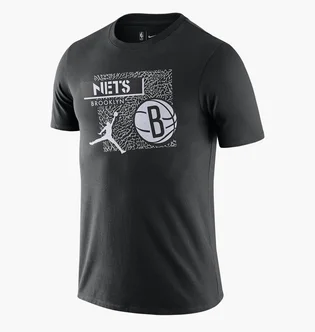 Футболка чоловіча Air Jordan Nba Dri-Fit Brooklyn Nets Black DA6604-010
