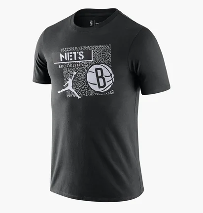 Футболка чоловіча Air Jordan Nba Dri-Fit Brooklyn Nets Black DA6604-010