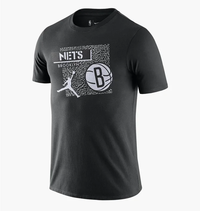 Футболка чоловіча Air Jordan Nba Dri-Fit Brooklyn Nets Black DA6604-010