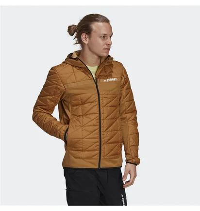 Куртка мужская Adidas Terrex Multi Primegreen Hybrid Insulated Jacket Brown GP2633