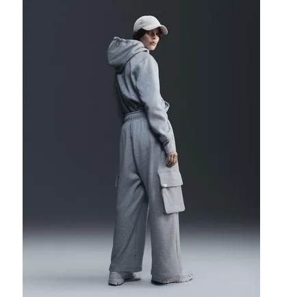 Худи женское Nike Sportswear Phoenix Fleece Grey HF6839-063