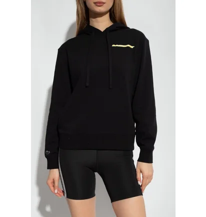 Худи женское Lacoste Logo Black SF5502-00-031