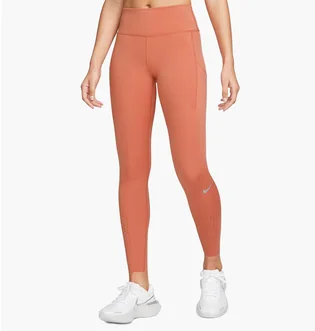 Леггинсы женские Nike Epic Luxe WomenS Mid-Rise Pocket Leggings Orange CN8041-827