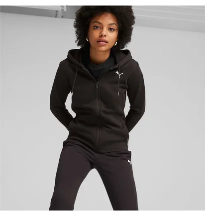 Спортивный костюм женский Puma Classics Hooded Fl Black 622637-01
