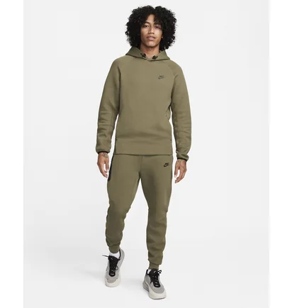 Худі чоловіче Nike Sportswear Tech Fleece Pullover Hoodie Olive FB8016-222