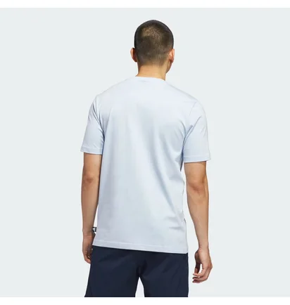 Футболка мужская Adidas Golf Fop Light Blue KE1294