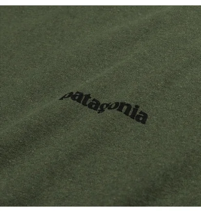 Футболка мужская Patagonia P-6 Logo Responsibili-Tee Green 38504-TPGN