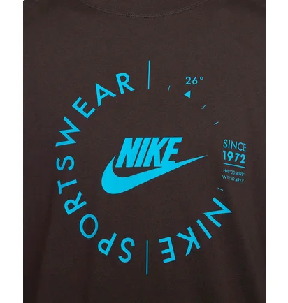 Футболка женская Nike Nsw Tee Bf Prnt Su Black FD4235-220