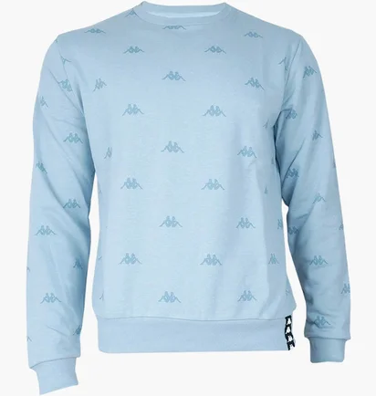 Свитшот мужской Kappa Iver Light Blue 309038164013