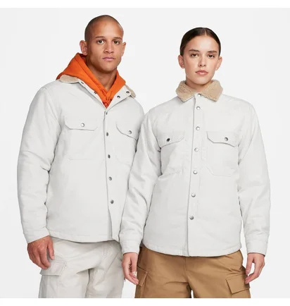 Куртка унісекс Nike Sb Padded Flannel Jacket Beige FQ0512-072