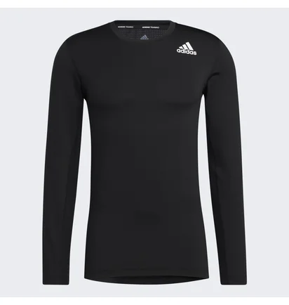 Лонгслів чоловічий Adidas Techfit Compression Long Sleeve Black GM5038