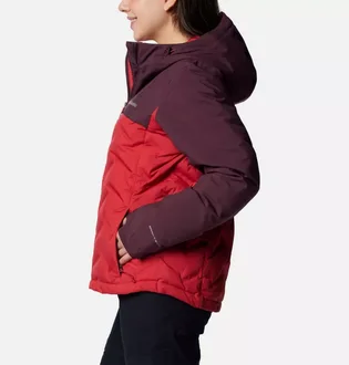 Пуховик жіночий Columbia Grand Trek Down Hooded Iii S Red/Bordo WL3555-602