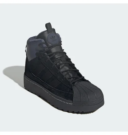 Ботинки детские Adidas Superstar Winterized Trek Black JQ0346
