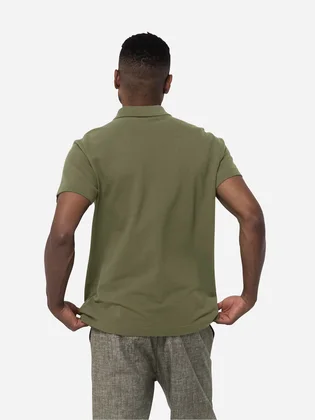 Поло чоловіче Jack Wolfskin Essential Olive 1809301-4511