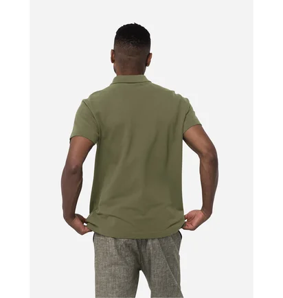 Поло чоловіче Jack Wolfskin Essential Olive 1809301-4511