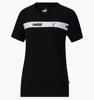 Футболка жіноча Puma LINE UP SCRIPT Black 678750-01
