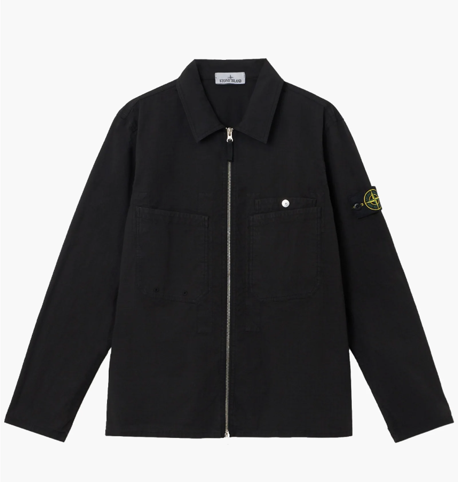 ᐉ Рубашка мужская Stone Island Mil-Spec Stretch Ripstop-Tc Black
