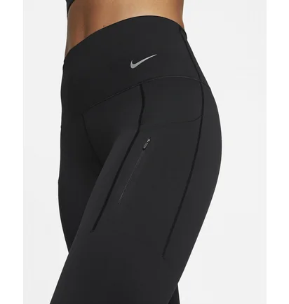 Леггинсы женские Nike Go WomenS Firm-Support High-Waisted Full-Length Leggings With Pockets Black DQ5668-010