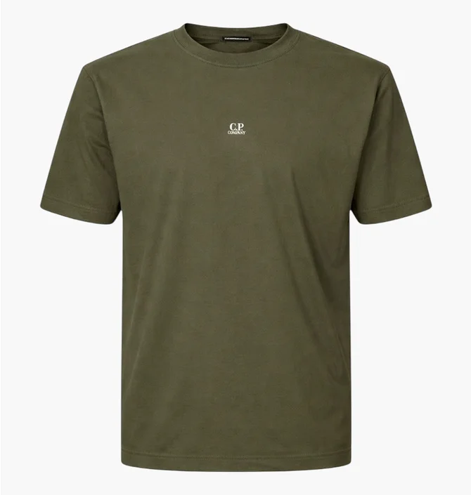 Футболка мужская C.P. Company Olive 20CMTS114A006374G-683