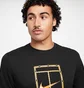Футболка чоловіча Nike Court Heritage MenS Tennis T-Shirt Black HF6217-010