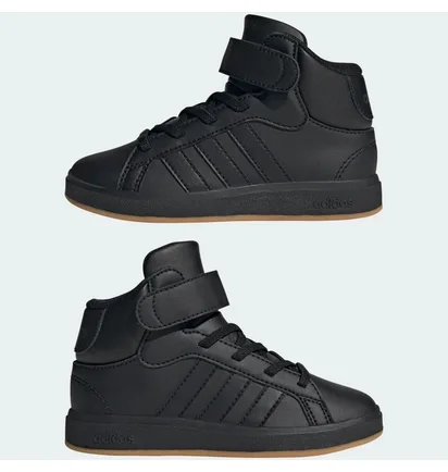 Кроссовки детские Adidas Grand Court Black JR0804