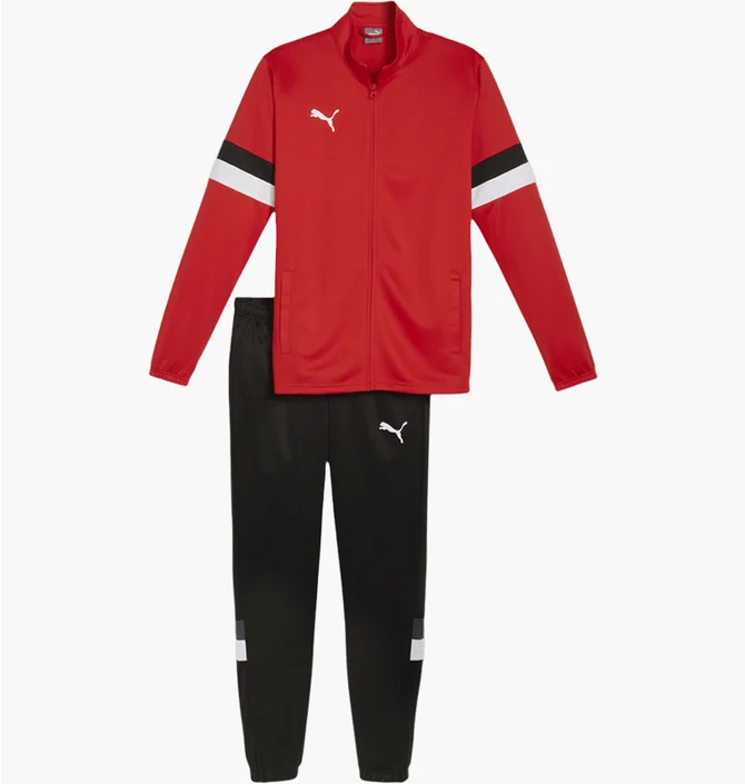 Спортивний костюм чоловічий Puma Teamrise Trainingsanzug F01 Red/Black 658653-01