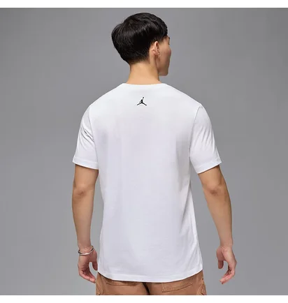 Футболка мужская Air Jordan Ess Flamingo Ss Crew White HJ2399-100