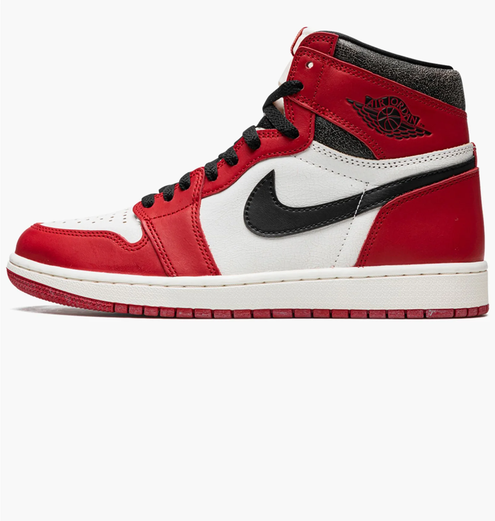 ᐉ Кроссовки мужские Air Jordan 1 Retro High Og Red/White DZ5485