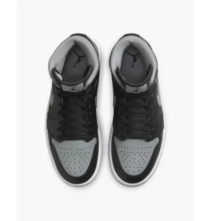 Кроссовки женские Nike Air Jordan 1 Mid Black Bq6472-007