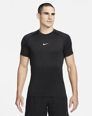 Футболка мужская Nike Pro MenS Dri-Fit Slim Short-Sleeve Top Black FB7929-010