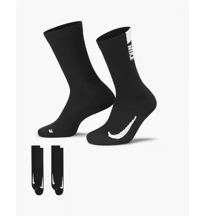 Шкарпетки унісекс Nike U Nk Mltplier Crw (2 пари) Black SX7557-010