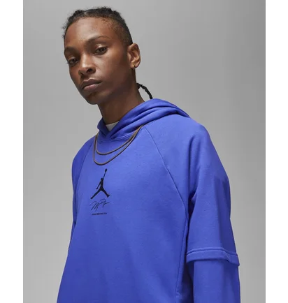 Худі чоловіче Air Jordan Dri-Fit Sport Breakfast Club MenS Graphic Fleece Pullover Hoodie Blue DV9781-430