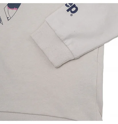 Худи мужское Jeep Hooded Cropped Sweatshirt Star Botanical Print Beige O102607-J863
