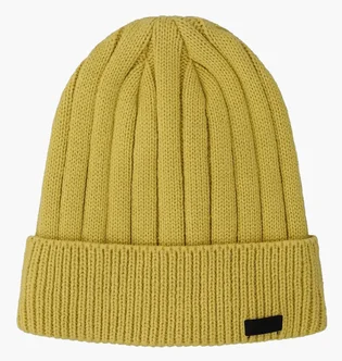 Шапка мужская CMP Knitted Hat Fleece Lining Yellow 5505669-R629