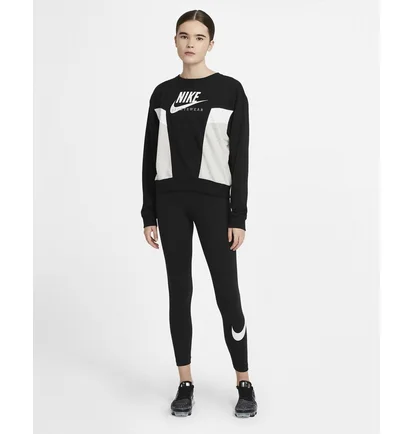 Лосины женские Nike W Nsw Essntl Lggng Swoosh Mr Black CZ8530-010