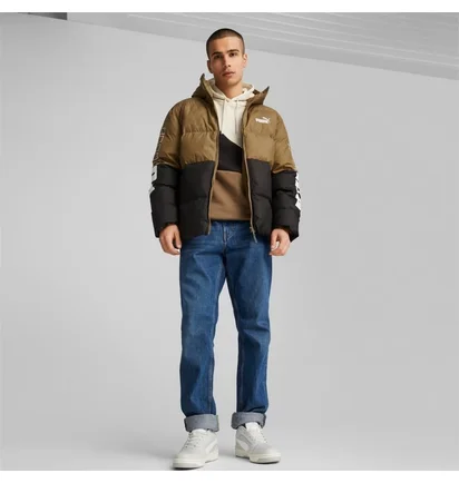 Куртка чоловіча Puma Power Hooded Jacket Brown/Black 675389-03