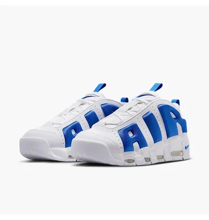 Кросівки чоловічі Nike Air More Uptempo Low White/Blue FZ3055-101