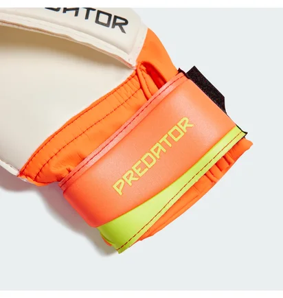 Перчатки вратарские детские Adidas Predator Gl Mtc Fs Black/Orange IQ4036