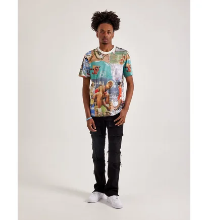 Футболка мужская Air Jordan Flight Essentials Allover Print Tee Multi FZ1923-100