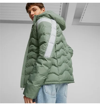 Пуховик чоловічий Puma Mercedes-Amg Petronas Mt7 Ecolite Olive 621146-07