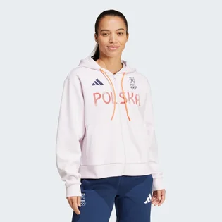 Толстовка жіноча Adidas Poland Full-Zip White JF6705