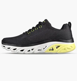 Кроссовки мужские Skechers Glide Step Sport Wave Heat Lace-Up Sneaker Oxford Black 232270-BLK